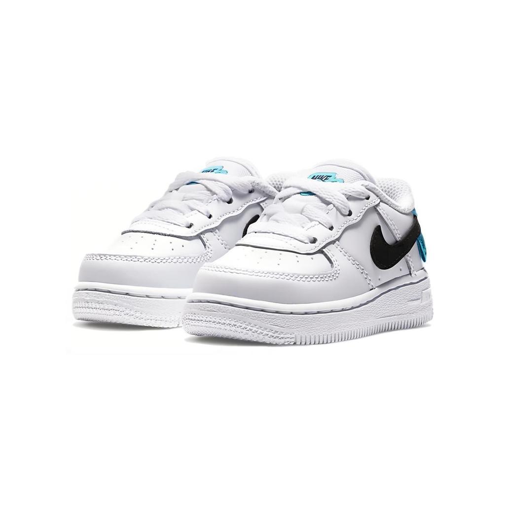 Nike Air Force 1 Worldwide Low top Skateboard Shoes White Black Blue Infant And Toddler CN8541-100