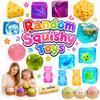 1Pc Random Style Squishy Toy Blind Box  Soft Slow-Rising Taba Stress Relief Fidget Toy Cute Food & Animal Design Square