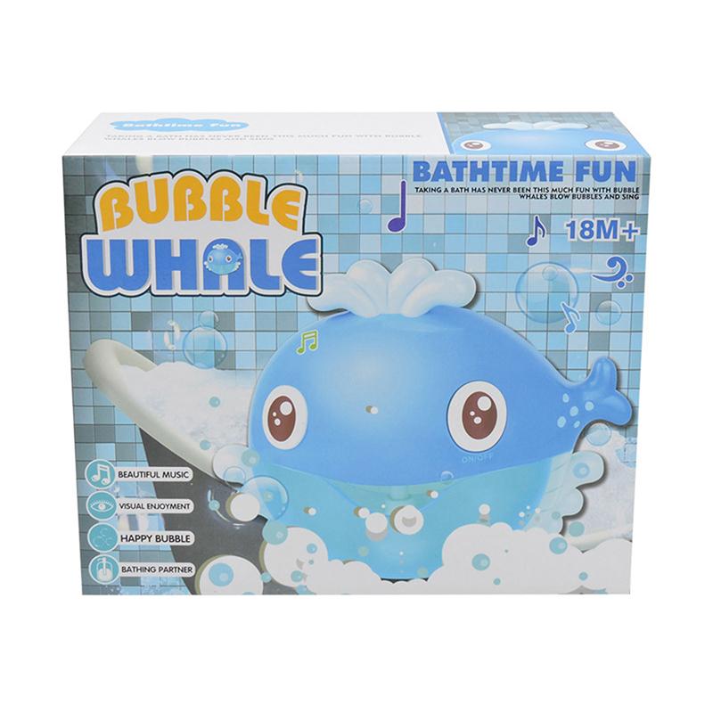Baby Bath Toys Bubble Machine Crabs Frog Whale Music Kids Bath Toy Bathtub Soap Automatic Bubble Maker Bathroom Toy For Children