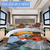 Robot cartoon Pattern Bedding,Quilt Set Quilt Cover Pillowcase Home Birthday Gift (1*duvet cover+2*pillowcase,without core)XSJT0917350
