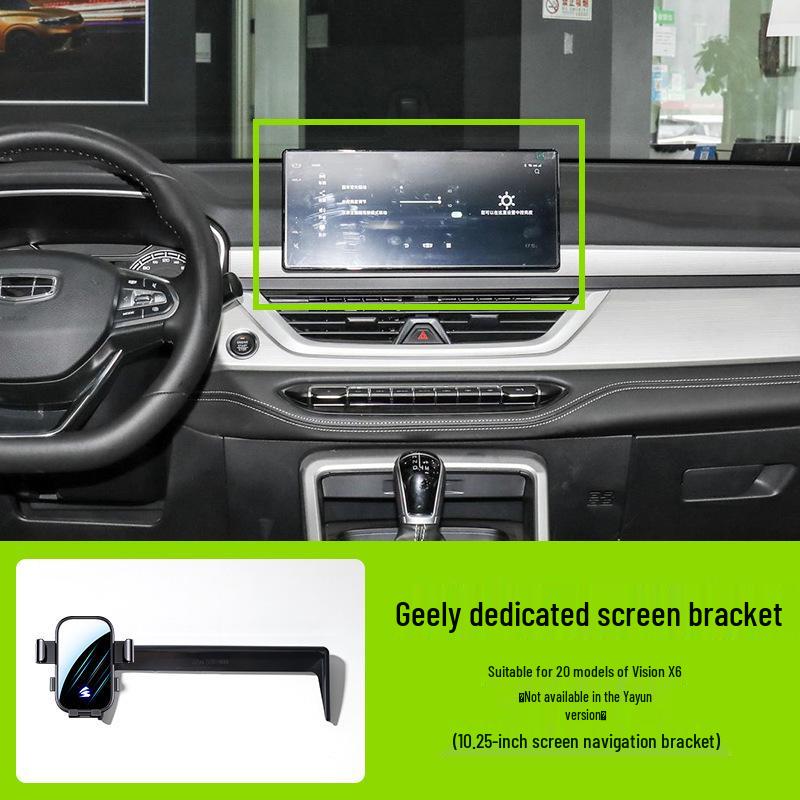 Car Phone Holder for Geely Models: Xingrui, Emgrand, Jiaji Yuanjing X6PRO, Boyue L - Compatible with Horizontal Screens