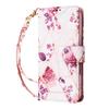 Applicable to iPhone16E mobile phone leather case 17Pro bronzing splicing marble card wallet holder portable rope