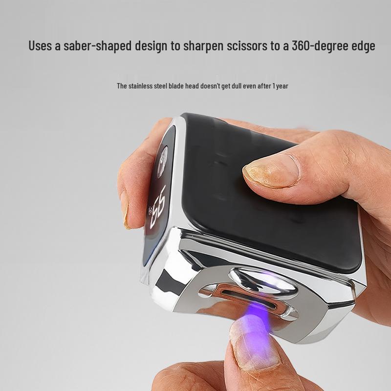 Portable Rechargeable Electric Nail Clipper with Digital Display and Magnetic Suction