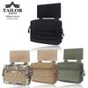 TAILOR JAPAN Drop Hanger Pouch, Chest Rig Pouch, Erweiterbare Tasche, Kletttasche, Taktische Tasche, EDC-Tasche, 1000D (Schwarz)