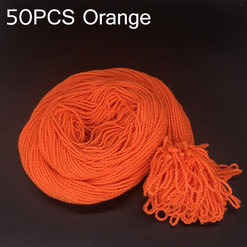 50PCS/Pack Muti-Color YoYo String Polyester Cotton Rope 105cm Length YoYo Replacement Accessories Professional Practice Prop ZYF