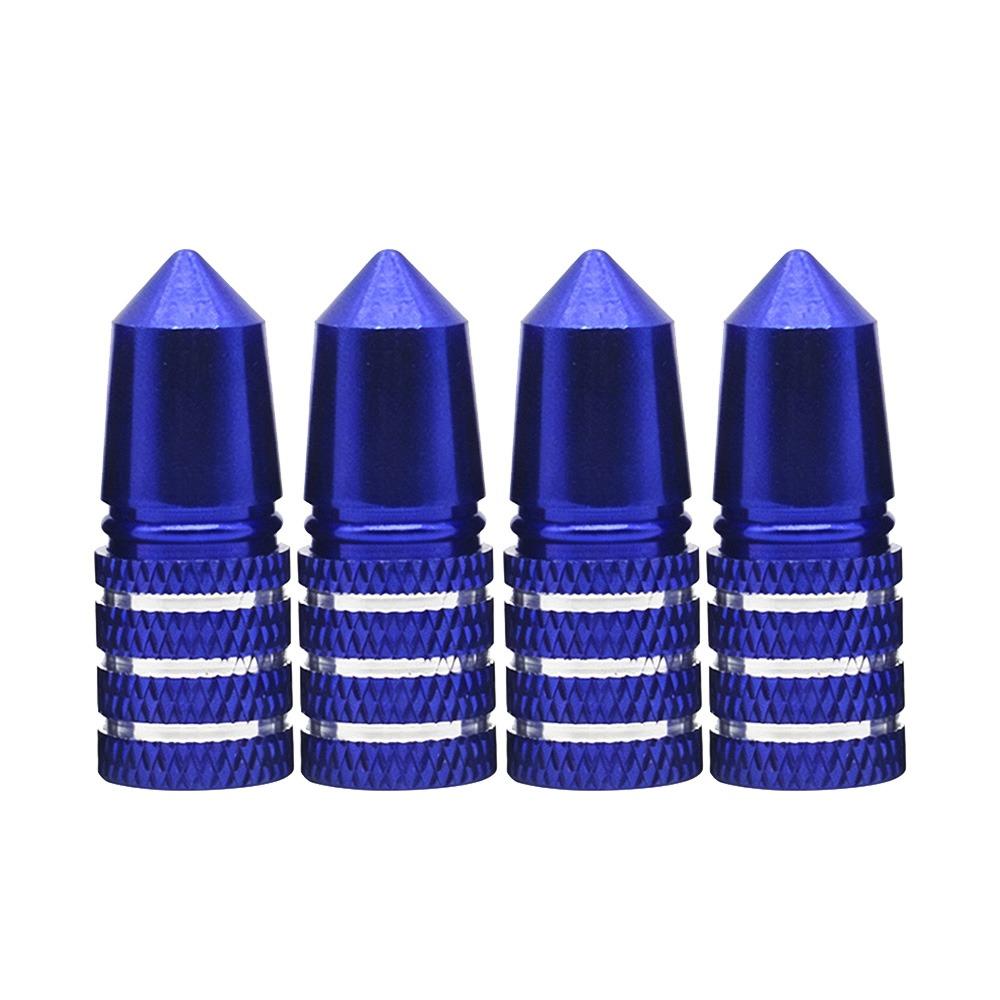 4pcs Aluminum Anodized Tire Valve Caps Motorcycle Electric Vehicle Valve Core for Car SUV Truck