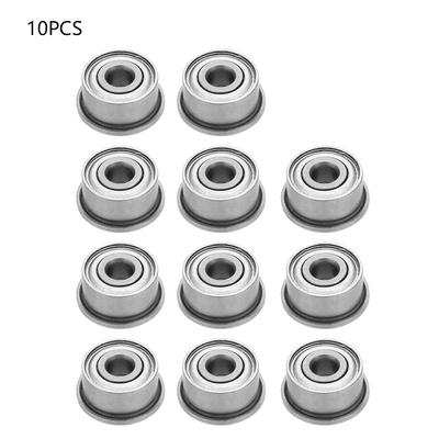 10 pezzi Cuscinetto a sfere flangiato a doppia faccia Alta velocità Gola profonda Cuscinetto in acciaio (F603ZZ 3*9*5mm)