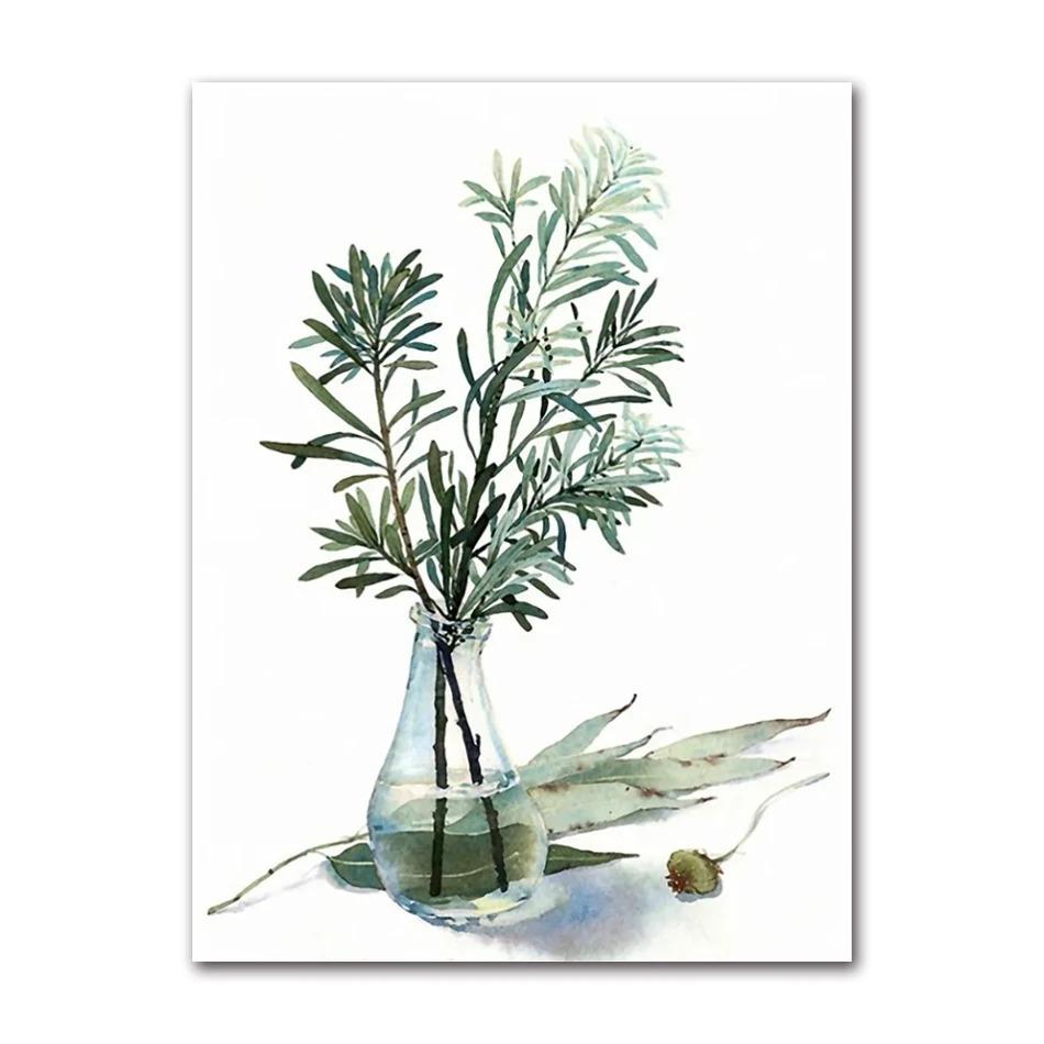 Sunflower Floral Lilac Watercolor Posters Boho Wall Art Canvas Painting Prints Pictures Nordic Style Living Room Interior Decor