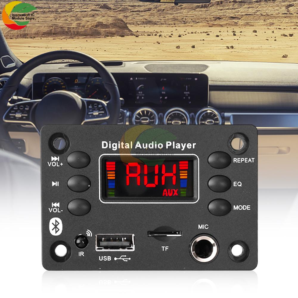 DC 12V Bluetooth Audio Decoder Board Audio Module USB FM Radio Lossless MP3 WMA WAV FLAC APE Decoder Board Module