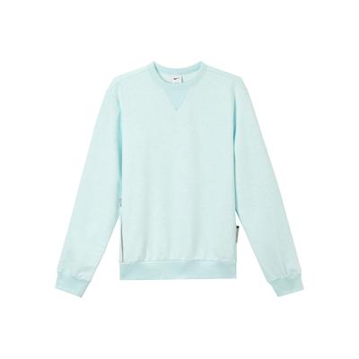 Dri-FIT Standard Issue Rýchloschnúca basketbalová mikina s okrúhlym výstrihom Pánska mikina Glacier-Blue Color-Block Light-Ivory FZ0221-474
