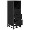 Bathroom Furniture Set Black Oak Look 35 X 37.5 X 100 Cm