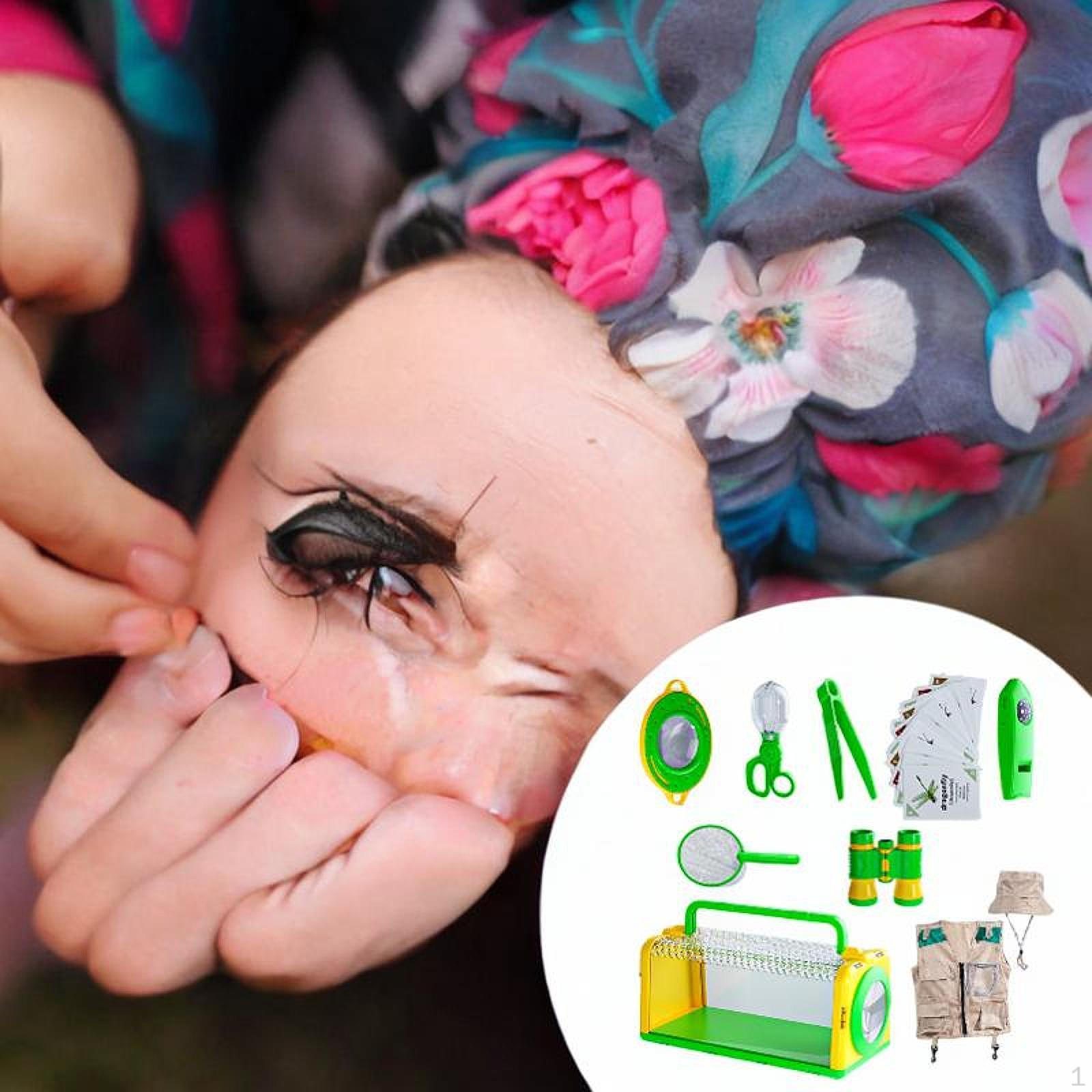 

Набор для ловли насекомых с увеличительным стеклом для детей от 3 лет и мальчиков и девочек 9Pcs