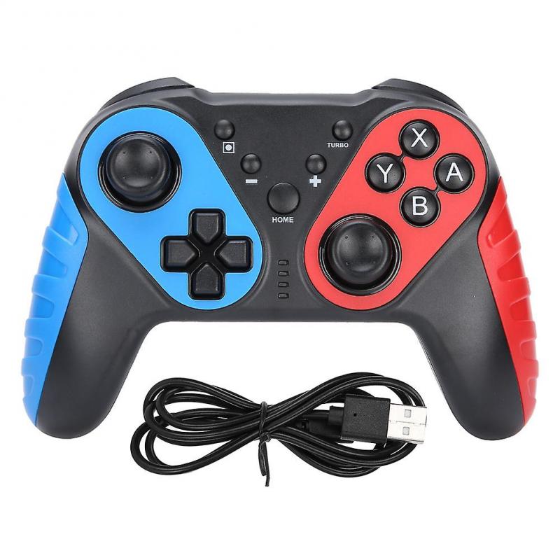 Nintendo Switch Pro Wireless Controller with Gyroscope - Blue and Red