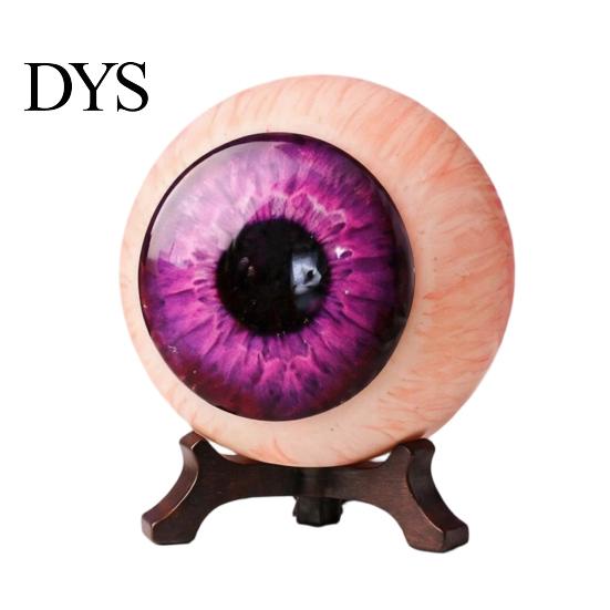 Simulation Eyeball Model Realistic Figurine, Lifelike 3D Resin Creepy Eye Sculpture, Display Cabinet Art Scary Gothic Ornament for Halloween 1pc