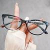 3Pcs Stylish Cat-Eye Womens Reading Glasses Classic Print Design Anti-Blue Light Comfortable Wear Glasses For Book Reading