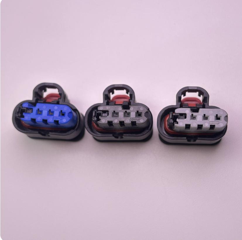 4-Pin Automotive Female Socket Wiring Harness Electrical Car Connector Ignition Coil Connector 1-2203773-1/ 1-2203773-2