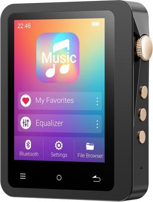 MECHEN HIFI MP3 Bluetooth 128GB Micro SD Card Music HiFi Lossless Audio Expandable Up To Supports Black Player, 5.3, Included, Hi-Res Player, Player,