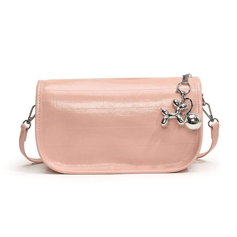 IELGY Женская модная универсальная большая вместительная серебристая сумка через плечо — фото 12