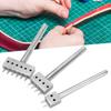 3PCS Spacing Punch Tool DIY Leather Craft Hole Punching Set Belt Hole Puncher(8mm(2+4+6) )