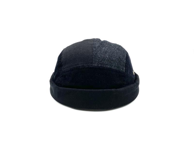 

Унисекс Вельветовая Бескозырка с Цветными Блоками - Весна/Осень Шляпа Blackmelon M (56-58 cm) чёрный