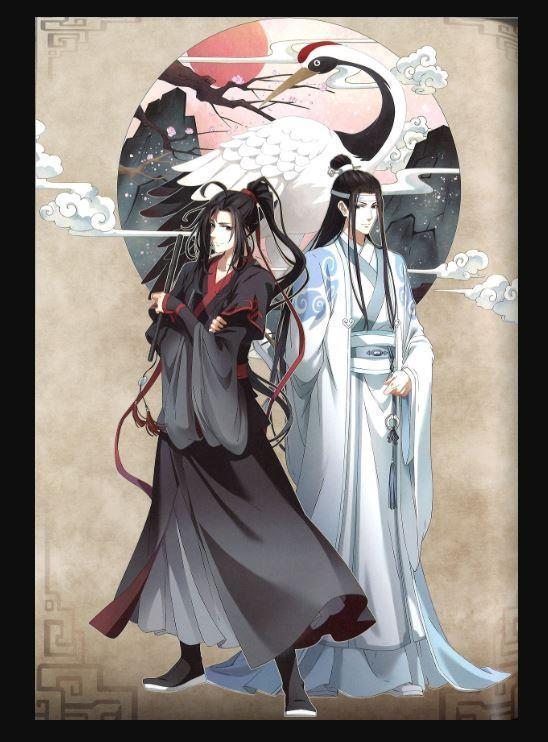[USED] *Translated Chinese version of Dia Dao Zu Shi animation art setting collection anime goods art book Wei Wuxian Lan Wangji