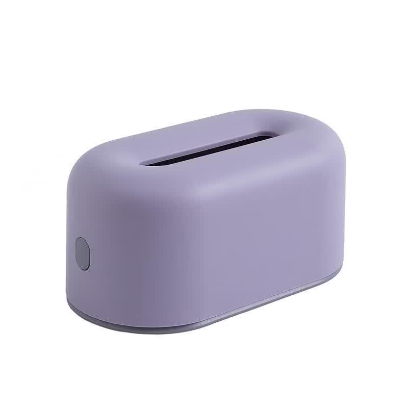 GuangZhuoJia Cream Plastic Tissue Box - 2 Pack