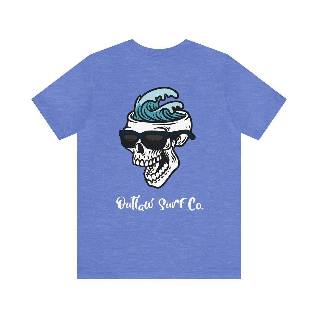 Outlaw Surf Skeleton Scream T-Shirt