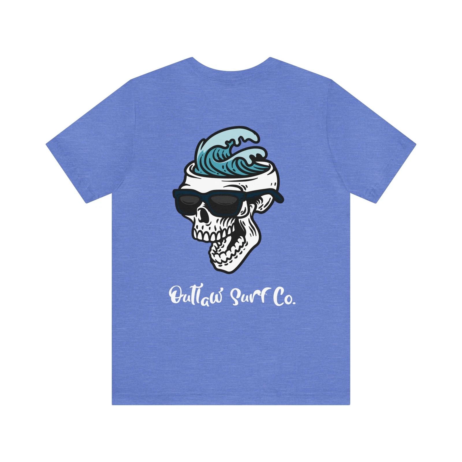 Outlaw Surf Skeleton Scream T-Shirt 3XL