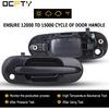 OCPTY Door Handle Exterior Front Passenger Right Side Replacement fit 1997-2001 for Honda for CR-V Outside Door Handle Black