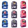 Roblox Pattern School Backpack With Starry Background And Large Capacity For Students