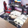 B-BLUE L-LOCK -Themed Entrance Mat,Non-Slip Mat Area Rug,Room Decor,Outdoor Decor,Kitchen Rug,Doormat - Machine Washable,Easy to Clean