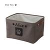 Pet Name DIY Toys Clothes Basket Custom Cat Dog Storage Box Personalised Accessories Organize Bin