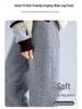 Elegant Minimalist High-Waisted Wool Wide-Leg Pants for Women - Autumn/Winter 2025 Collection