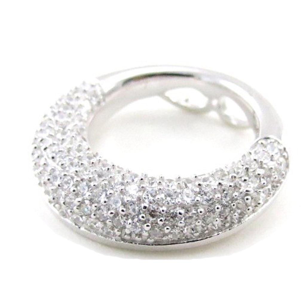 Les Trésors De Lily [J0172] - White 'Goddess' Silver Pendant