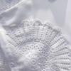 Fashion White Shirt Women Y2k Irregular All-match Long Sleeve Blouses Spring Autumn Lapel Neck Blusas Mujer