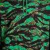 Adidas Neo Graphic Print Drawstring Hoodie Sweatshirt With Long Sleeves Unisex Tops Smoke-Green IQ0932