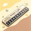 Magnetic Car License Plate with Temporary Parking Number Display for Civic CRV