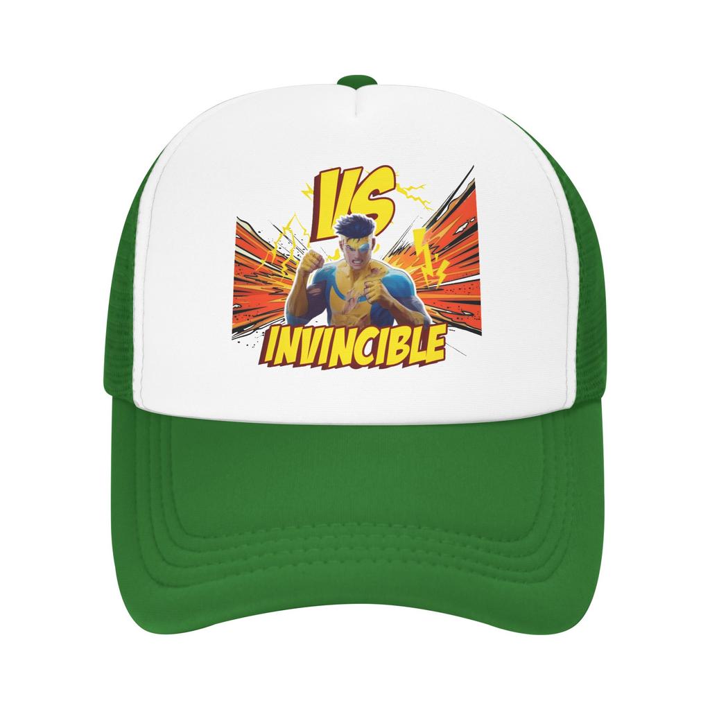 Invincibles VS Vintage Poster Sun Hats Summer Fashion Mesh Hip Hop Hats Breathable Design Baseball Caps Gift