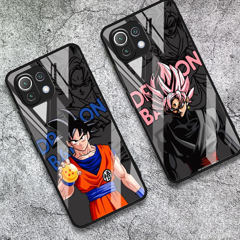 D-ragonS B-allS Case for Xiaomi mi 12T 11T 12 11 Lite 13 14 10 Pro Note 10 10T 12X Glass Phone Cover