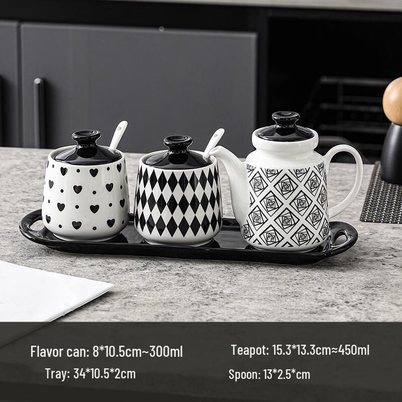 Ceramic Seasoning Jar Set