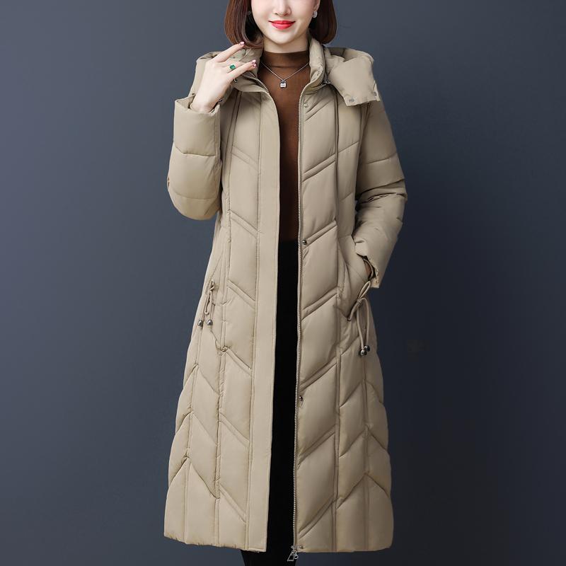 Women's Long Coats Winter Parkas Hooded Thick Warm Casual Woman Jackets