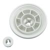 2pcs Durable Thread Plug White Thread Wheel Cover Sewing Machine Spool Caps  Auxiliary Replacement