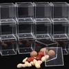 1-12 Stück Acrylboxen Transparent mit Deckel Quadratische Verpackungsbox Schutz Vitrine Staubdicht Lebensmittel Süßigkeiten Aufbewahrungsbehälter