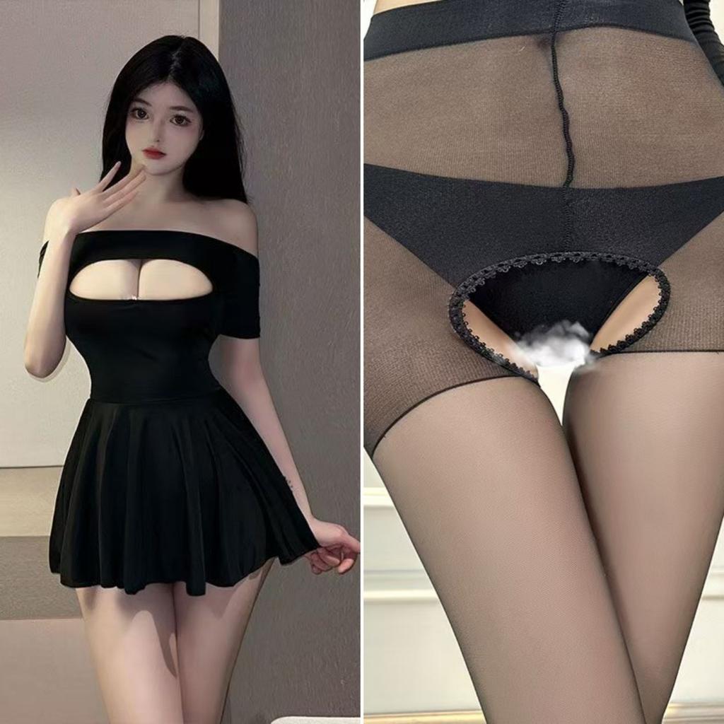 Clothing Ice Silk Sexy Sexy Bed Free Uniform Sexy Passion Seduction A48