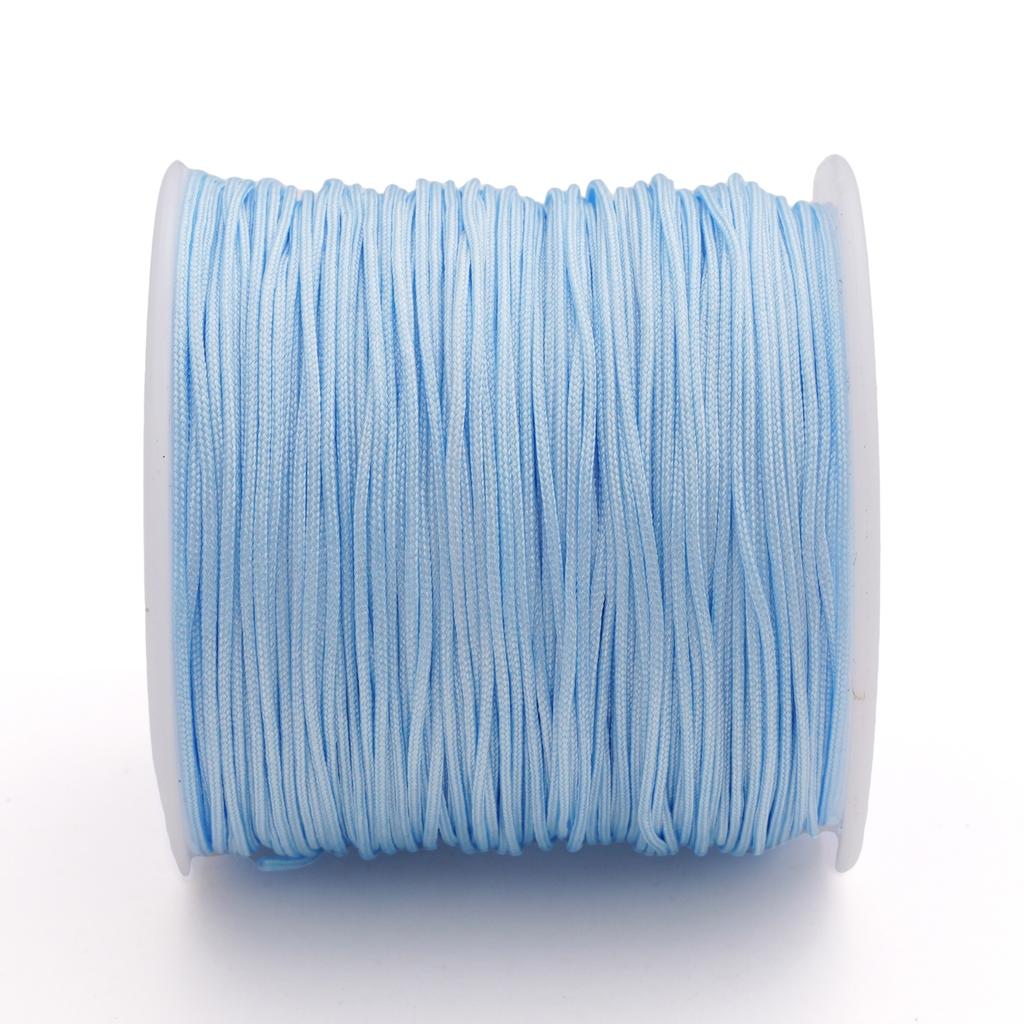 5-50m/lot 0.8mm Cotton Cord Nylon Cord Thread String DIY Beading Braided Bracelet Jewelry Making