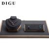 Digu Solid Wood & Microfiber Horizontal Bust Necklace Display Stand