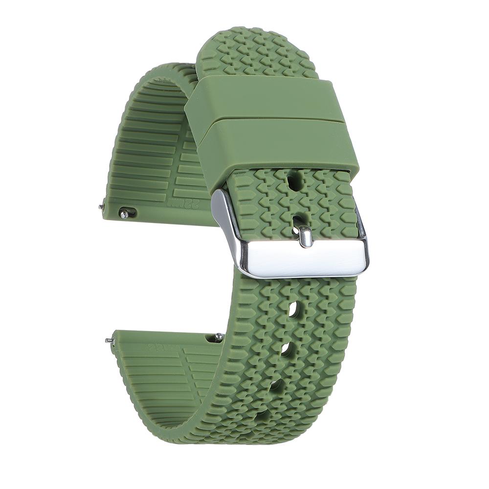 18mm 20mm 22mm 24mm Soft Rubber Strap Silicone Watch Band for Seiko for Rolex Bracelet Quick Release Sport Replacement Wristband