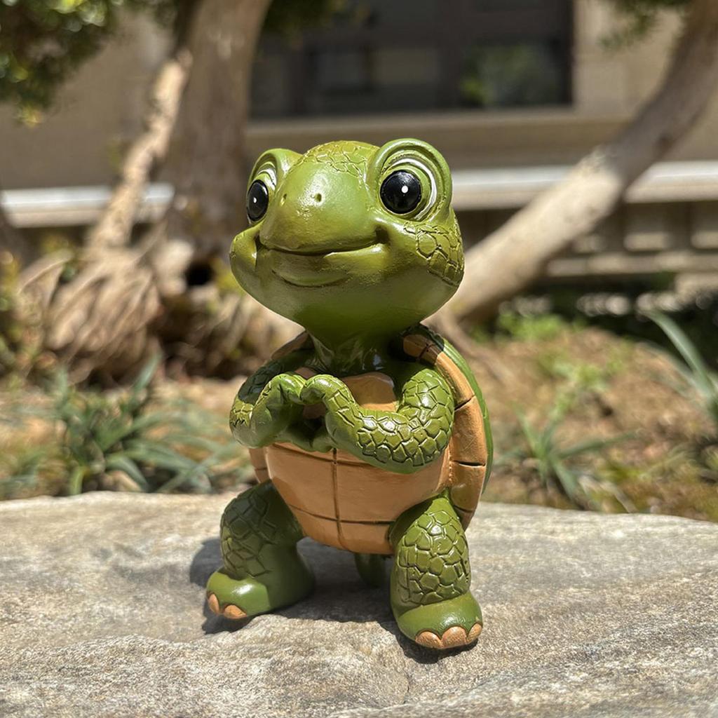 Garden Turtle Garden Turtles Outdoor Decor Statue Home Decor Lawn Ornaments for Desk Indoor Bedroom Balcony Living Room Pond