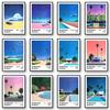 Nagai Hiroshi Vintage Vaporwave Japonia Oraș de Plajă Vară Artă de Perete Pictură pe Pânză Imprimare Pictură de Perete Decor Cameră de Zi