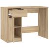 Desk Sonoma Oak Finish 100 x 50 x 75 cm Engineered Wood